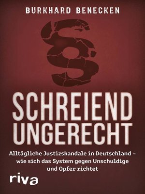 cover image of Schreiend ungerecht